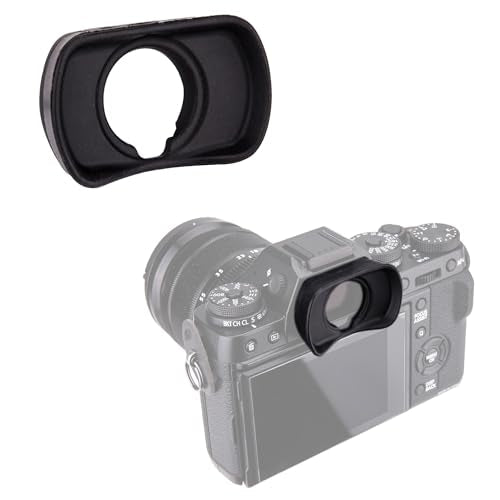 JJC Soft Eyecup Eye Cup Eyepiece for Fuji X-T5 X-T4 X-T3 X-T2 X-H2 X-H2S Fuji EC-XT L Eyecup Replacement Black