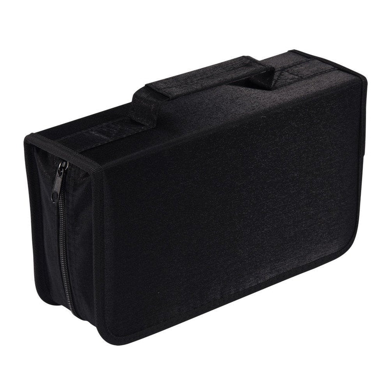 [AUSTRALIA] - 128 Capacity CD/DVD case Wallet, Storage,Holder,Booklet by Rekukos（Black） 128 Black 