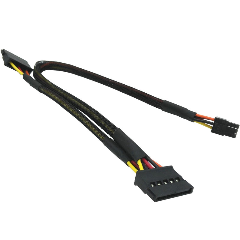 COMeap SATA 15 Pin x2 to Mini 6 Pin ATX Compatible with Dell Inspiron 3653 3650 HDD SATA Power Cable 13-inch(33cm)