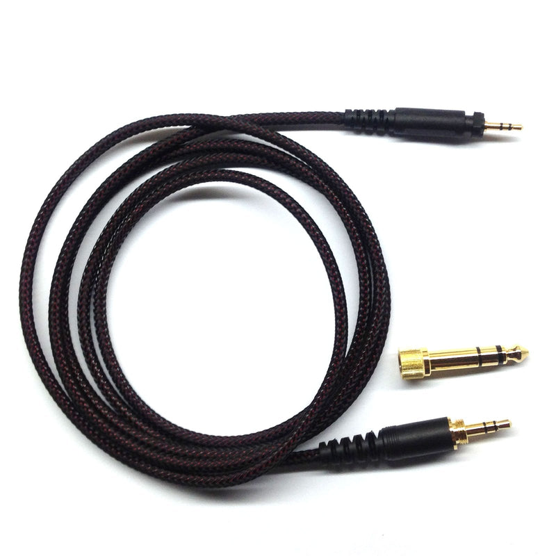 NEW NEOMUSICIA Replacement Cable for SHURE SRH840 SRH940 SRH440 SRH750DJ Headphones Braided Wire Audio Upgrade HiFi Stereo Cord 150cm/4.5ft