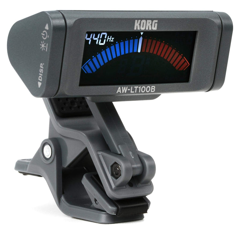 [AUSTRALIA] - Korg AW-LT100B Clip-on Tuner for Bass w/ 100-Hour Battery Life and Color LCD Display 