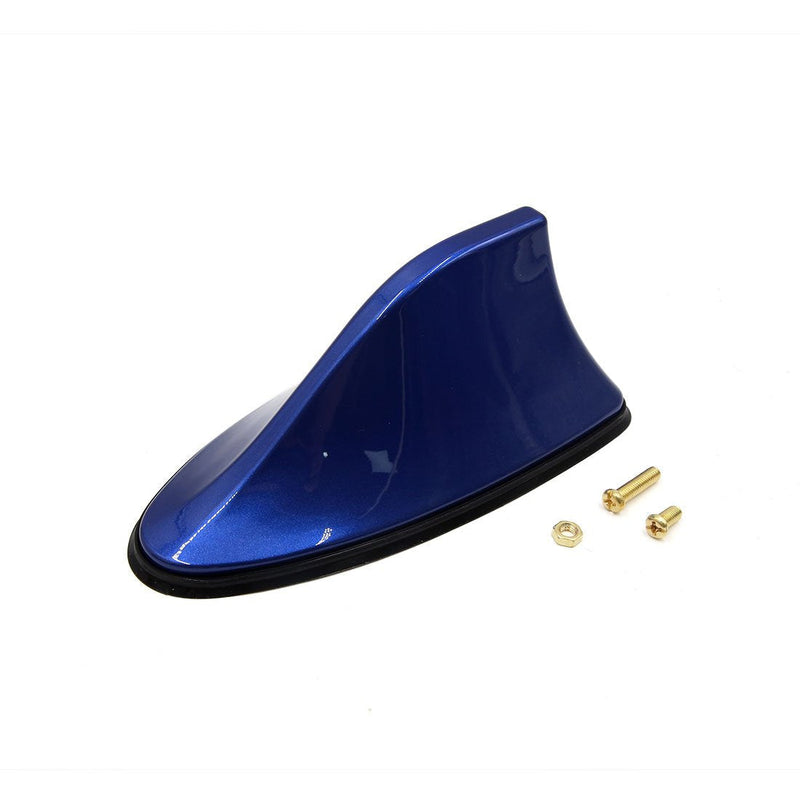 [AUSTRALIA] - uxcell Universal Blue Plastic Shark Fin Design Car AM/FM Radio Signal Antenna Aerial 