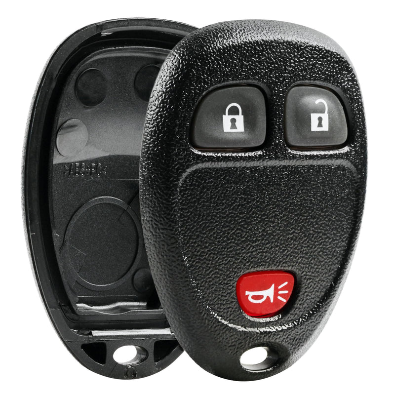 Key Fob Keyless Entry Remote Shell Case & Pad fits Buick/Chevy Avalanche Equinox Express Silverado Traverse/GMC Sierra/Pontiac Torrent g-420-case