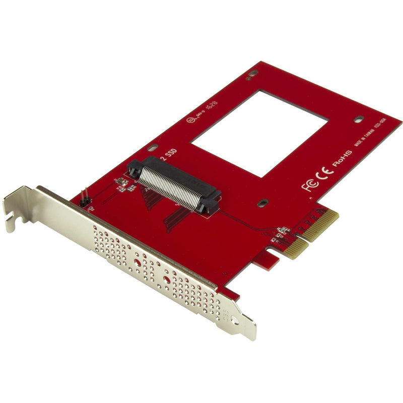 [AUSTRALIA] - StarTech.com U.2 to PCIe Adapter - x4 PCIe - For 2.5" U.2 NVMe SSD - SFF-8639 PCIe Adapter - U.2 SSD - PCIe SSD - U.2 drive (PEX4SFF8639) 