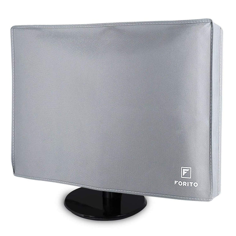 23" 24" 25" Univesal Monitor Dust Cover Scratch Resistance Nonwoven Full Body Sleeve for 23" 24" 25" Computer Monitor LED LCD Screem (Size: 24W x 18H x 3D)-Gray 23-25 Inch 23-25" -Gray