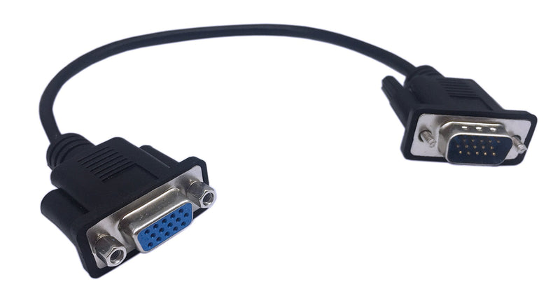 [AUSTRALIA] - CERRXIAN 1ft VGA SVGA 15 Pin HD15 Male to Female Adapter Video Monitor Extension Cable for PC Laptop TV Porjector(mf) 