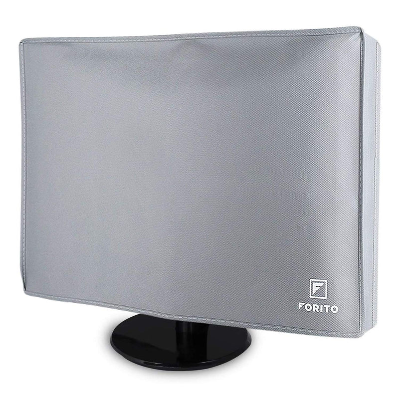 27" 28" 29" Universal Computer Monitor Dust Cover for 27 Inch to 29 Inch LCD/LED HD Display, Nonwoven Fabric Dust-Proof, Water Resistant (Size: 28W x 18H x 4D)-Gray 27-29 Inch 27-29" -Gray