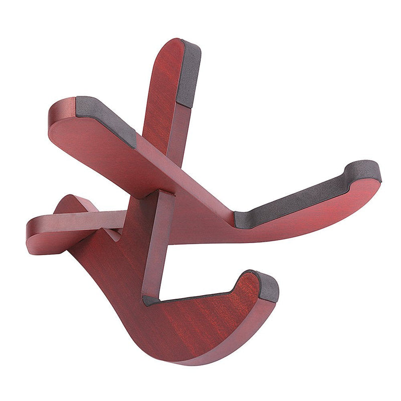[AUSTRALIA] - Sapele Wood Guitar Stand, Wood Musical Instrument Stand for Acoustic, Classic, Electric, Bass Guitar 