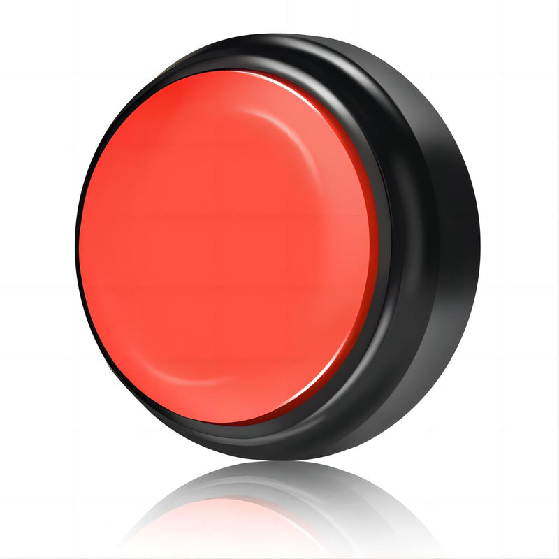 [AUSTRALIA] - Record Talking Button Easy Button Recording Voice Button Funny Office Gift Multifunctional Dog Buttons Talk for Communication-Classroom-Friendly Recordable Sound Buttons Recordable Button Buzzer 