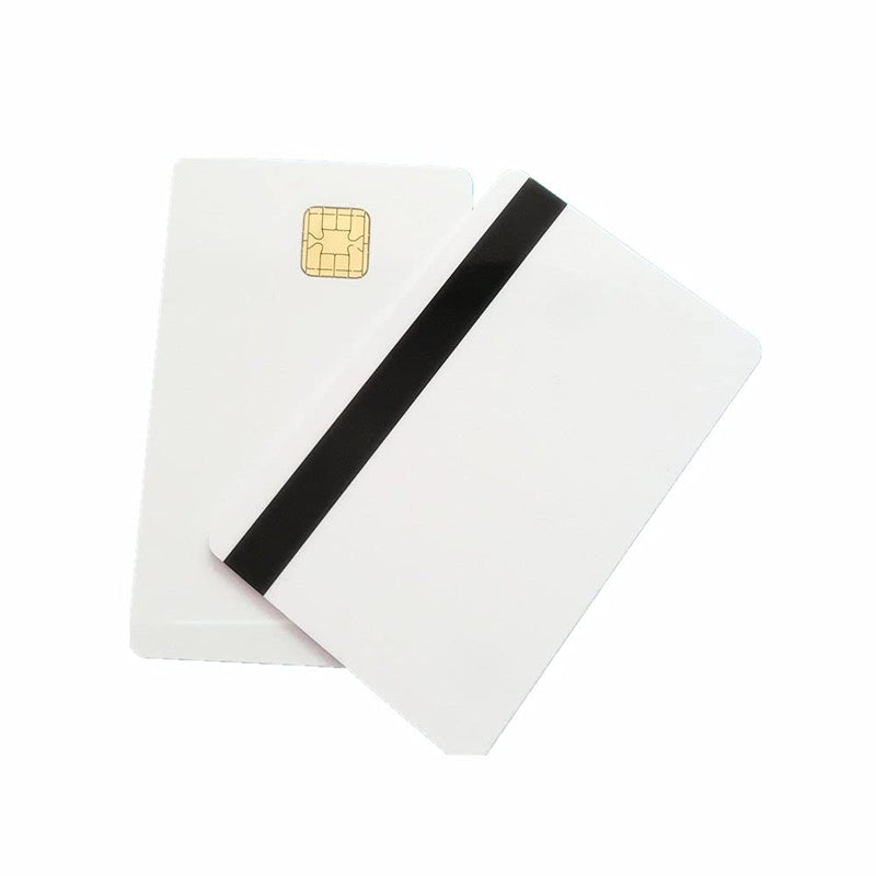 UNFUSED J2A040 40k EEPROM with 2 Track Hi CO Magstripe Compatible JCOP21 36K Java JCOP Based Smart Card with SDK Kit 5 Pcs by XCRFID White