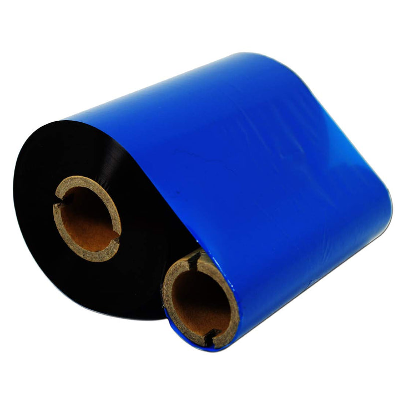 4.33" x1476' (110mmx450m) Thermal Transfer Ribbon Ink Outside Wax Ribbons Resin Enhanced Wax for Zebra GK420D SM4 ZT410 GC420t GK420t GX420t GX430t Tec Datamax Intermec Citizen Printer Resin Enhanced Wax 4.33"x1476'