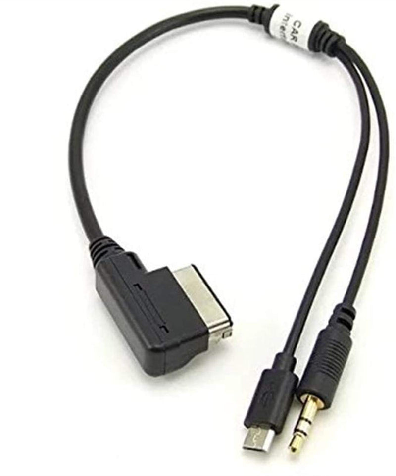 [AUSTRALIA] - MMI Music Interface Cable Micro Charging Adapter Compatible with MB , 3.5mm Aux Cord for Android 