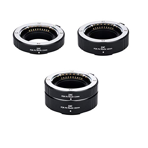 JJC X Mount Auto Focus Macro Extension Tube Set for Fujifilm Camera & Lens Fujifilm X Mount (Set)