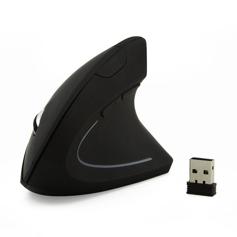 Sokelinn-six Wireless Vertical Mouse,2.4Ghz Cordless 800/1200/1600 Adjustable DPI High Sensitivity Ergonomic USB Gaming Mouse for Computers and Laptops