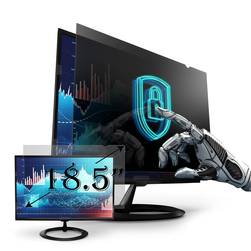 Privacy Screen Filter for 18.5 Inches (Screen Measured Diagonally) Desktop Computer Monitor, Aspect Ratio 16:9 (16.14 inch width x 9.09 inch height) 18.5 inch Privacy Screen Filter