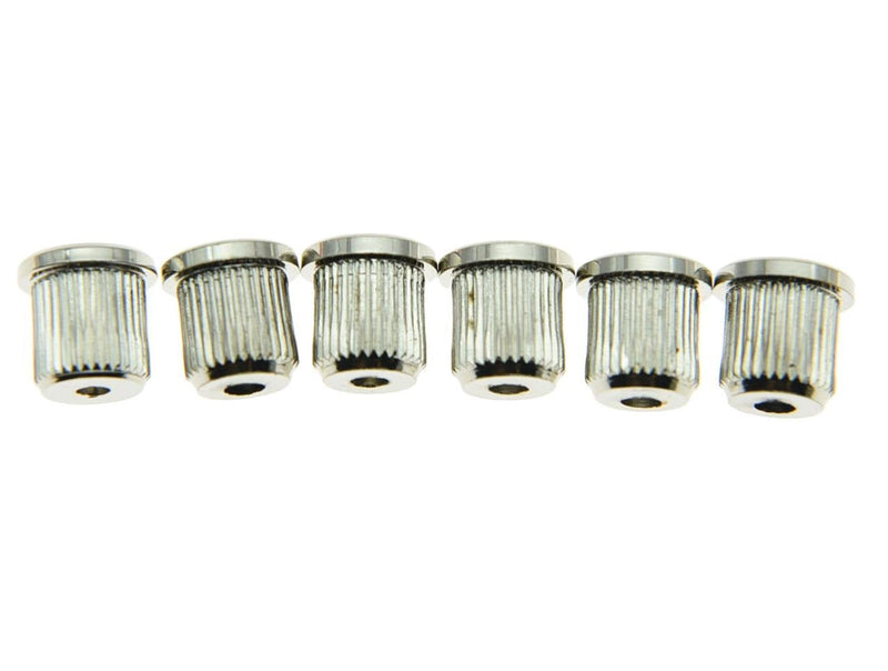 Dopro Set of 6 Nickel Guitar String Through Body 5/16" String Ferrules for American Standard Telecaster