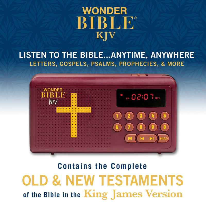 KJV- The Audio Bible Player That Speaks, King James Version, New & Old Testament as Seen On TV
