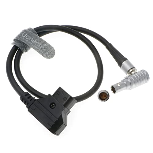 for Anton Bauer Power Cable D-tap to Right Angle 2 Pin Male Rotate 180 Degree for Zacuto Gratical Eye Viewfinder
