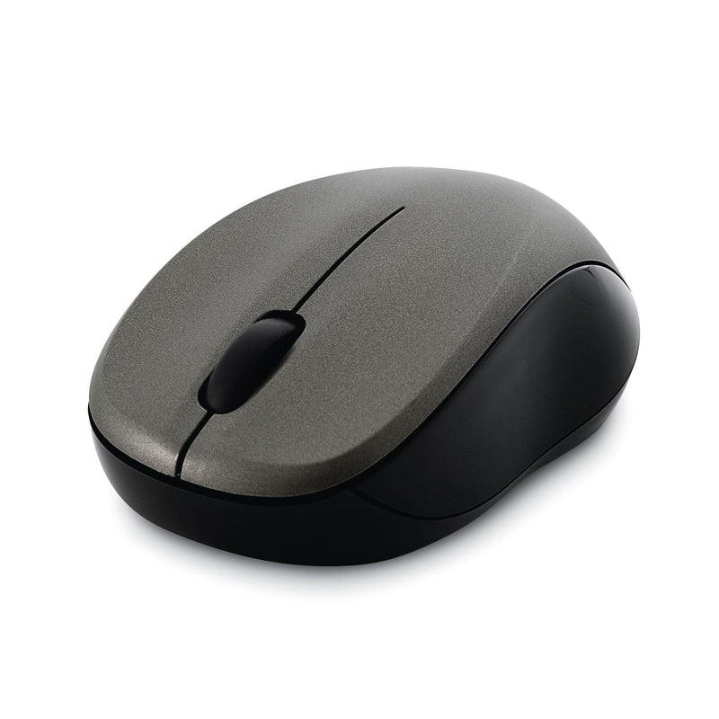 Verbatim Wireless Silent Mouse 2.4GHz with Nano Receiver - Ergonomic, Blue LED, Noiseless and Silent Click for Mac and Windows - Graphite, 1.4" x 2.3" x 3.7" Graphite Mouse