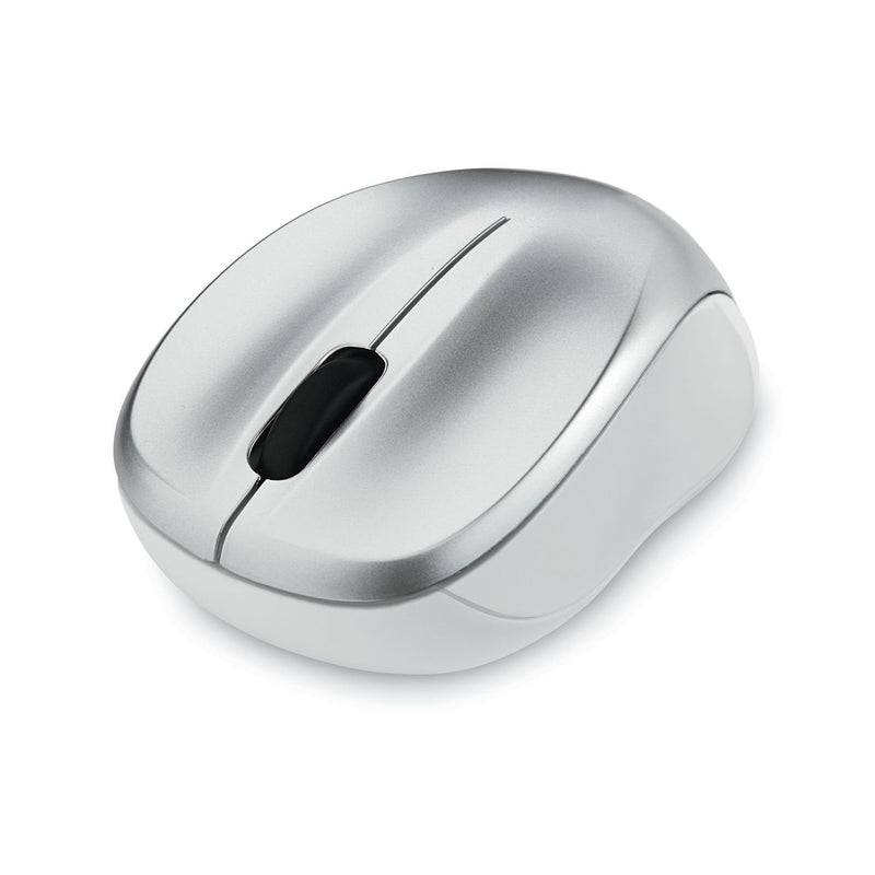 Verbatim Silent Wireless Blue LED Mouse - Silver Silver Mouse