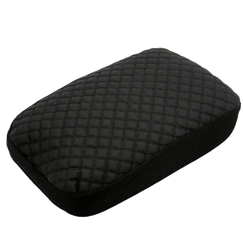 [AUSTRALIA] - Ezzy Auto Black Leather Console Center Armrest Lid Cover Skin Protector Jacket for Honda Civic 