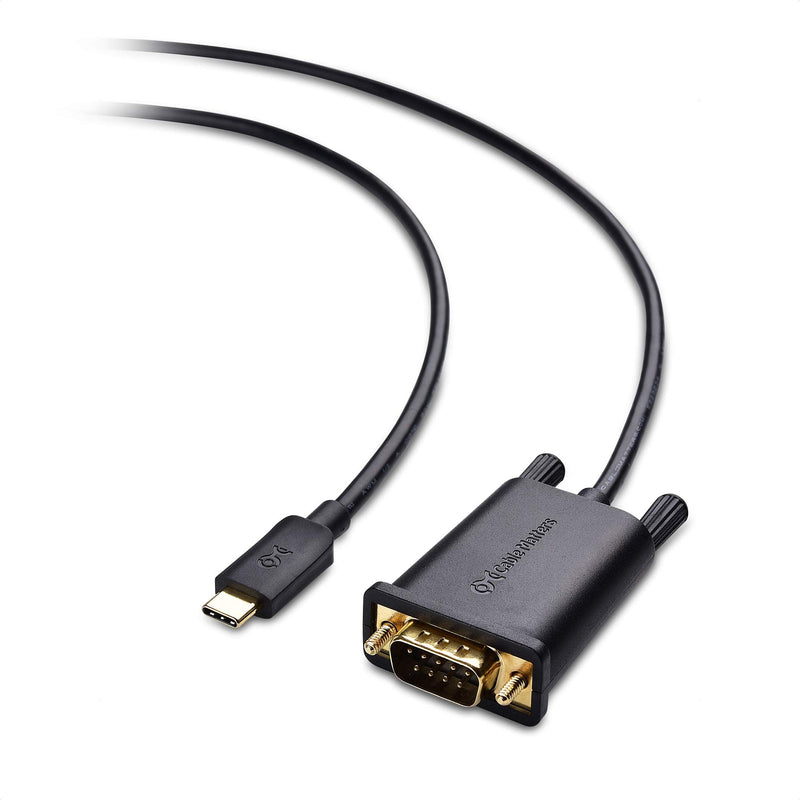 Cable Matters USB C to Serial Adapter Cable (USB-C to Serial, USB C to DB9, USB C to RS232) 3 ft - Thunderbolt 4 / USB4 / Thunderbolt 3 Port Compatible with Dell XPS 13, 15, Surface Pro and More