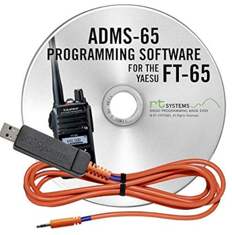 Programming Software and USB-55 Cable for Yaesu FT-65 Dual Band HT