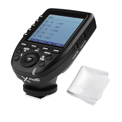 Godox XproC Xpro-C TTL Wireless Flash Trigger for Canon, 1/8000s HSS Xpro-C TLL