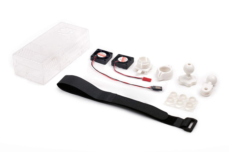 Summitlink V2 Clear Case Dual Fans for ADS-B Kit Fits AHRS Module and GPYes