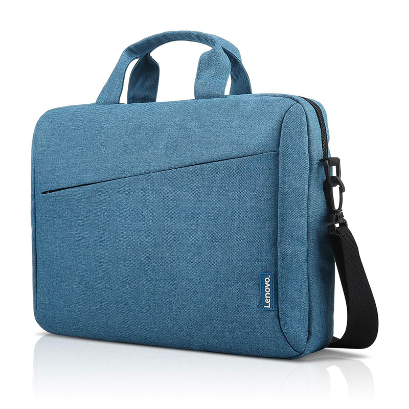 Lenovo Laptop Carrying Case T210, 15.6-Inch Laptop and Tablet, Sleek Design, Durable and Water-Repellent Fabric, Business Casual or School, GX40Q17230 Casual Toploader - Blue T210 | Blue 15.6 inch Laptop Shoulder Bag