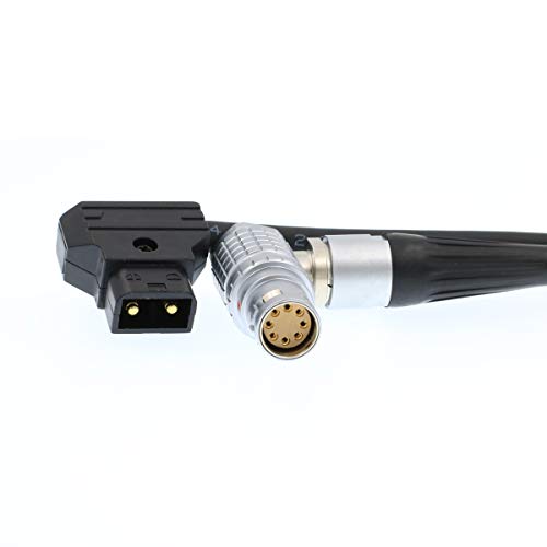 D-tap to 8 Pole Female Right Angle Connector FHJ.2B.308 for Alexa Mini Camera FHG 8P straight cable