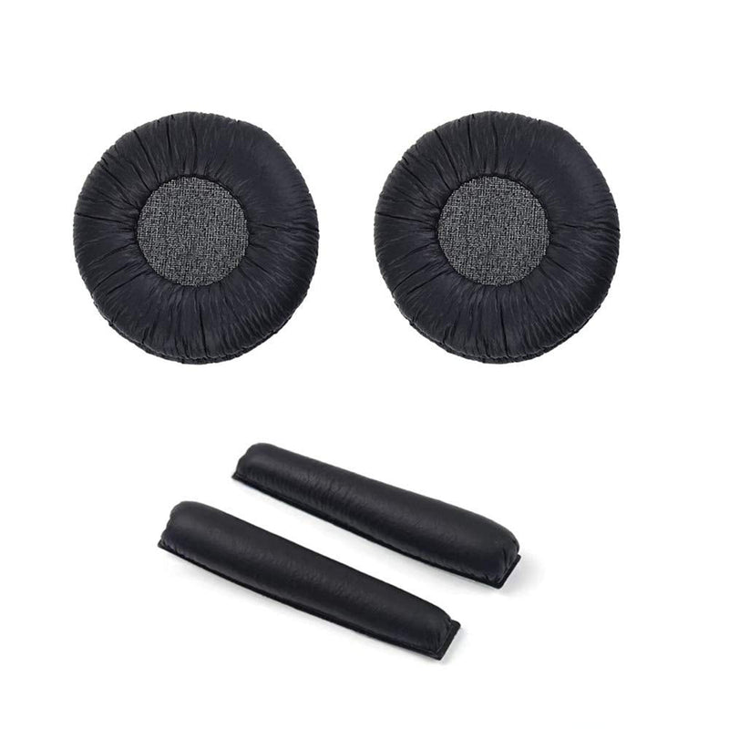 [AUSTRALIA] - Soft Leather Headphone Ear Pads Cushion Pads for Sennheiser PX200 PX80 PC36 PX100 PMX100 PMX200 PXC300 PXC250 Earpads SENINHI (Black) Black 