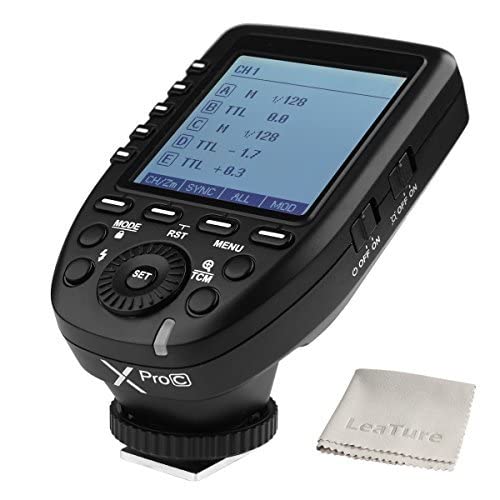 Godox XPro-C E-TTL Wireless Flash 1/8000s HSS LCD Slant 11Func 5Btn Canon