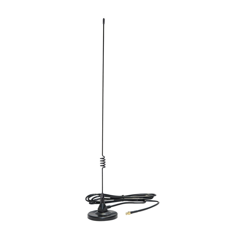 Dual-Band Magnetic Mobile Ham Radio Antenna 137-149 and 437-480 MHz RG58 Cable SMA Connector