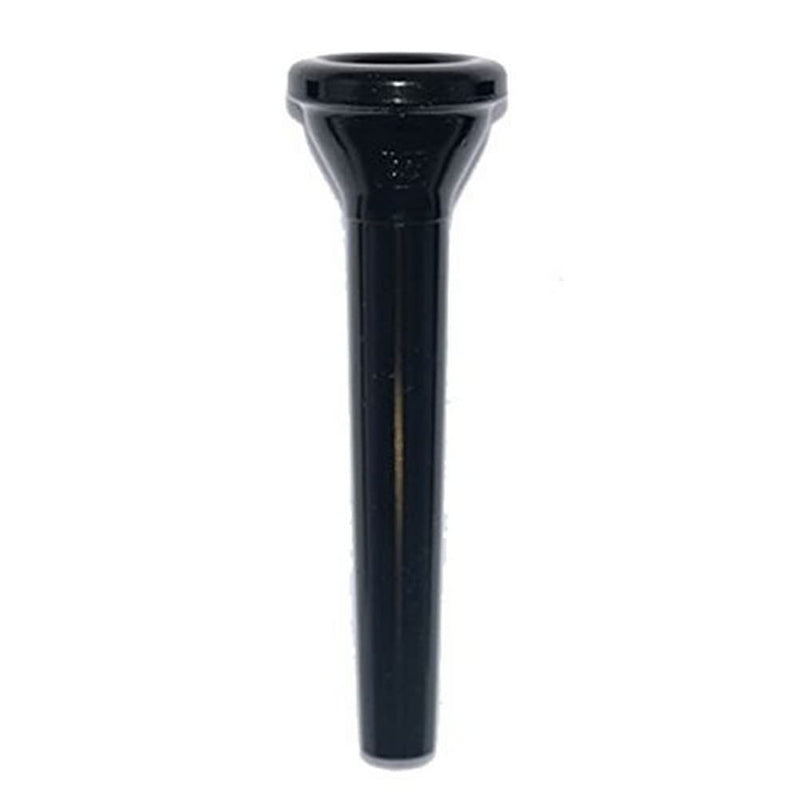 PINSTRUMENTS pBone 6.5 Small Shank Plastic Trombone Mouthpiece PBMPC65SB - Fun and Affordable For Beginners to Intermediate - BB - Durable AntiMicrobial ABS Plastic Construction - Black 7C