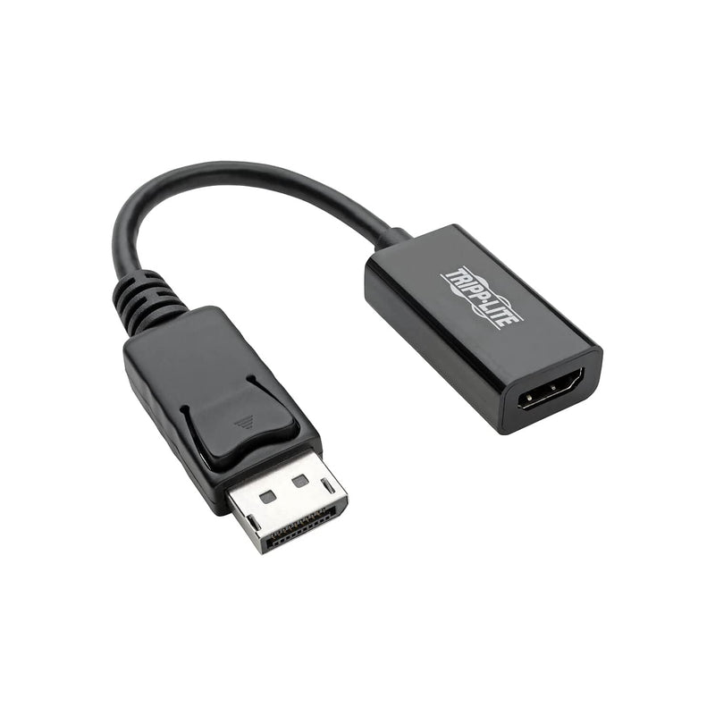 Tripp Lite DisplayPort to HDMI Adapter Converter 4K @ 60Hz, Latching Connector, DP 1.2 to HDMI 2.0 M/F, DP to HDMI (P136-06N-H2V2LB)