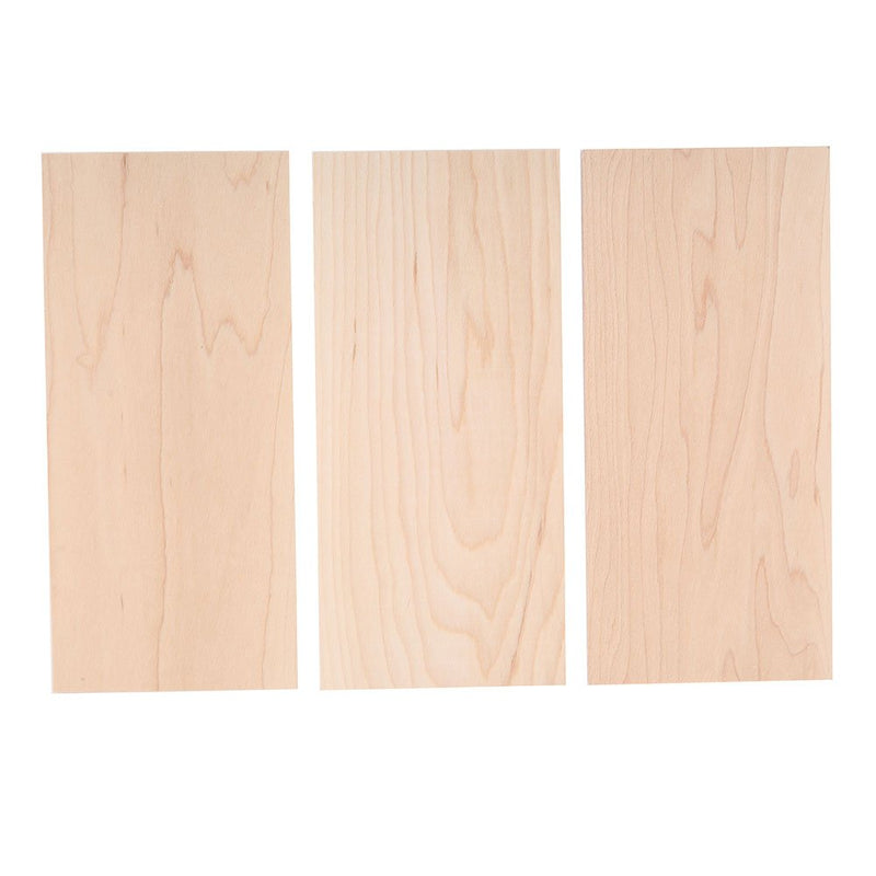 3Pcs Guitar Head Veneers, Maple Guitar Headplate for Guitar Luthiers Replacement Tool Maple Wood Veneer Maple Veneer
