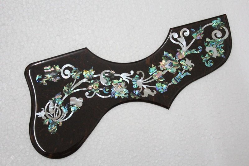 [AUSTRALIA] - One Pc 2mm thickness abalone inlay Flower Folk Acoustic Guitar Pickguard Fit J200 Style C 