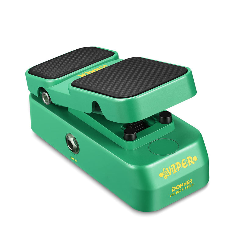 Donner Volume Pedal, Viper 2 in 1 Passive Volume Expression Pedal, Guitar Volume Pedal Pure Analog EXP Pedal Expression Volume