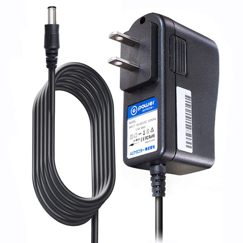 T-Power 9V Charger for Dunlop Crybaby 535Q Multi Wah ECB-003 ECB003 Cry Baby GCB-95 MXR Black Label Chorus,MXR Boost,LINEDRIVER VOX Guitar Effects Pedals Plus HQRP Coaster Supply