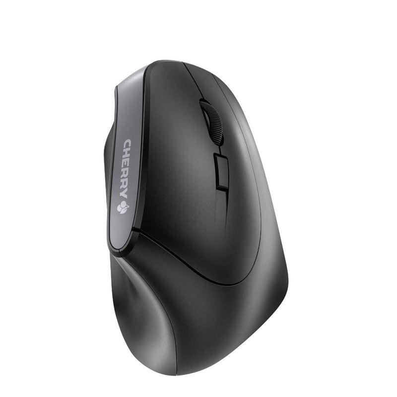 CHERRY MW4500 Wireless Vertical Ergonomic Optical Mouse, up to 1200 DPI, 6 Buttons and Scroll Wheel For Laptop, PC, Desktop or Mac. Right Handed.