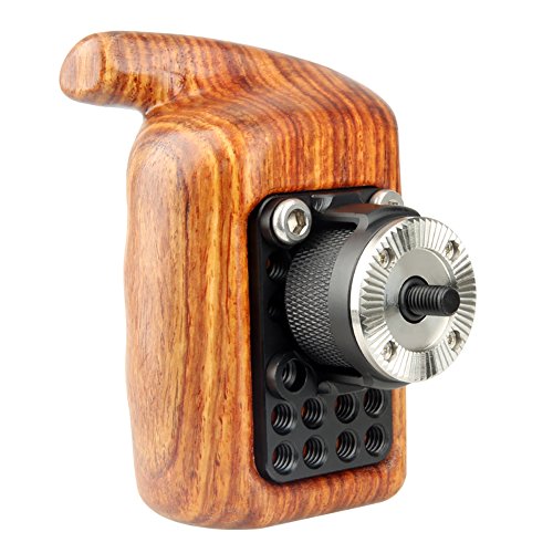 NICEYRIG Rosette Wooden Handle Grip Left Side (M6 Thread Diameter 31.8mm)