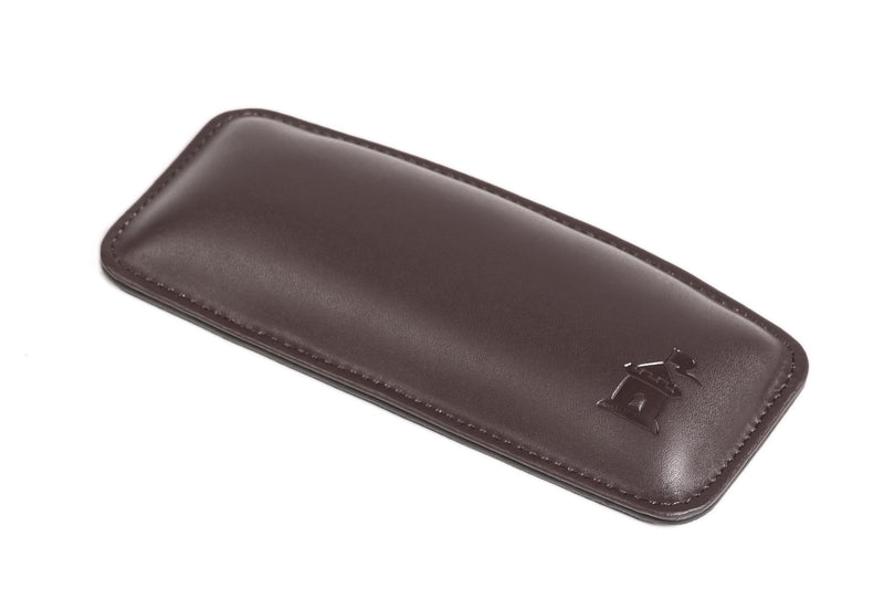 Motte by Castle – Leather Wrist Rest Cushion for Mice, Mouse Pads, and Laptops – Ergonomic Durable Wrist Pad with Anti-Slip Rubber Base (Woodland) Woodland