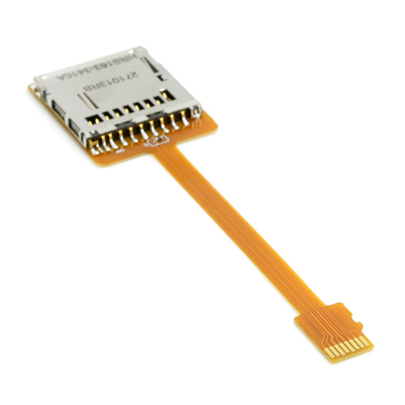 CY 10cm Soft Flat Micro SD TF Memory Card Kit Male to SD Female Extending FPC Cable