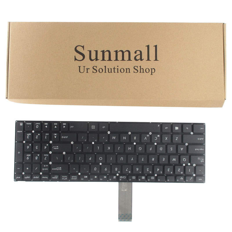 SUNMALL Keyboard Replacement for asus r510l x550 x550ca k550 x552l Series Laptop Black US Layout