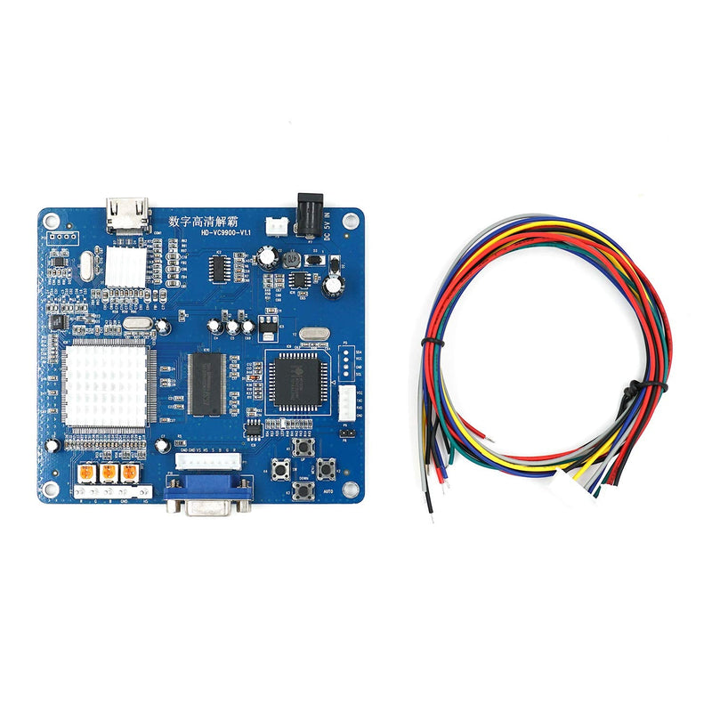 [AUSTRALIA] - Mcbazel Arcade Game VGA RBGS RGBSHV to HDMI Game Video Output Converter Board with Cable 
