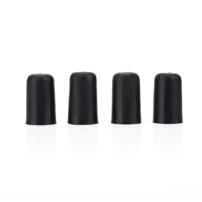 4Pcs Rubber Tip for Cello Endpin, Anti-slip End Pin Cover Protector Portable Cello Rubber Endpin Tip Protector Violin Accessories Black