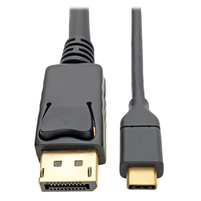 Tripp Lite USB C to DisplayPort 4K Adapter Cable Thunderbolt 3 Compatible, M/M, USB Type C to DP, USB-C, USB Type-C 6' 6ft (U444-006-DP), black 6 ft.