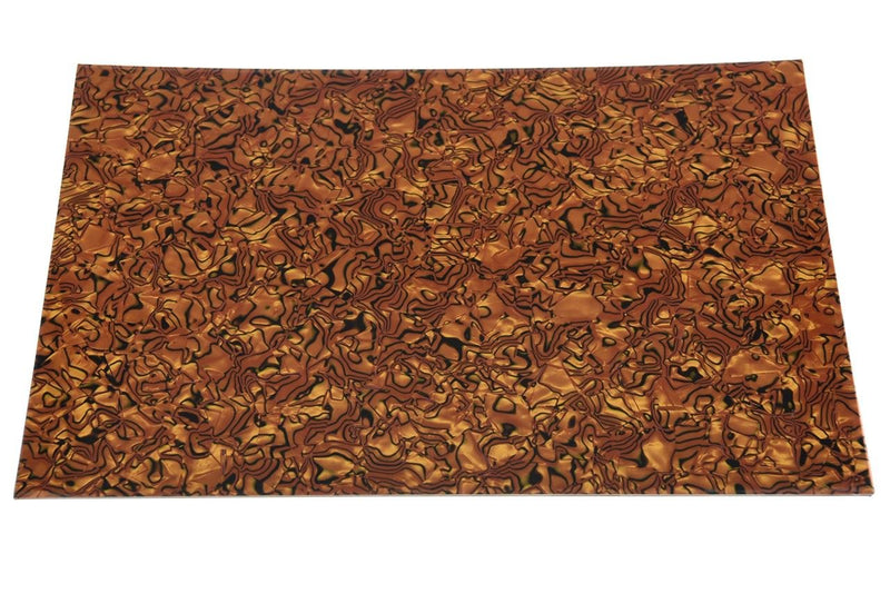 [AUSTRALIA] - Dopro Uncut 11"x17" DIY Blank Guitar Bass Pickguard Material Sheet Scratch Plate Material Sheet 29x43cm Tiger Stripe (Cut Your Own Pickguard) 