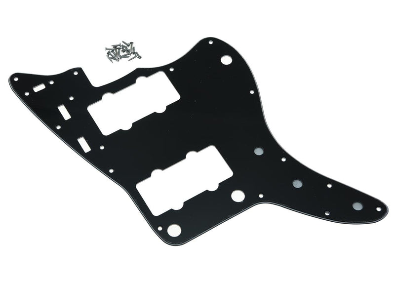 [AUSTRALIA] - Dopro American Vintage Jazzmaster Guitar Pickguard Scratch Plate JM Pickguard with Screws for FD Vintage Jazzmaster Black 3 Ply (BWB) Black 3 Ply (BWB) 